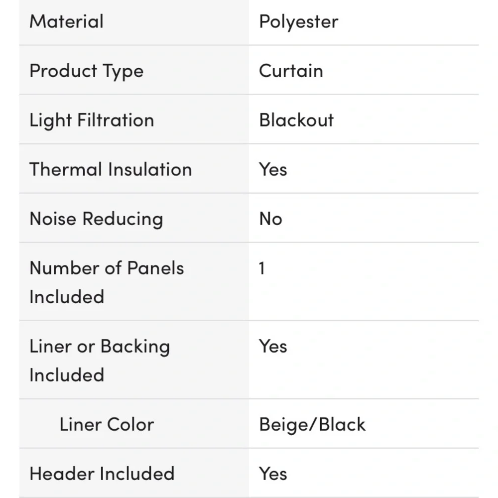 🪴Linkwood Solid Color Blackout Thermal Single Panel